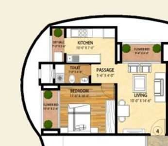 Other, ravi-groups-gaurav-excellency 1 Bedroom 384 Sq.Ft. Apartment In Mira Road Thane 8955059